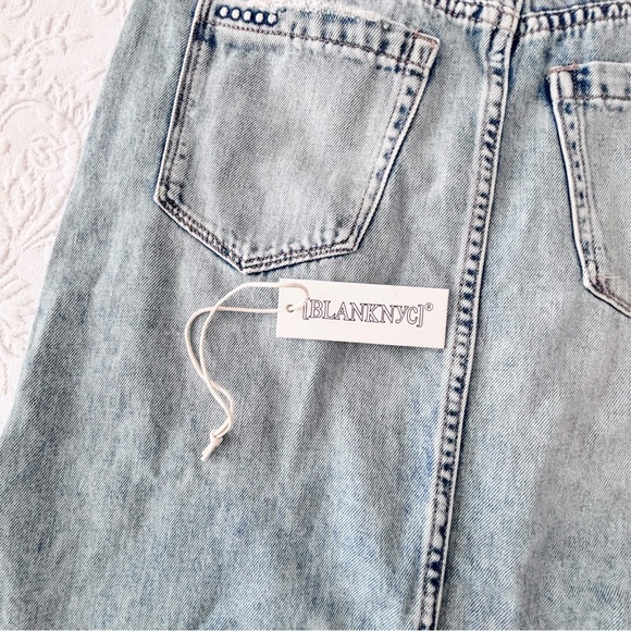 NWT Lulus Blank NYC In My Mind Light Wash Denim High-Rise Maxi Skirt XSmall - Picture 8 of 11